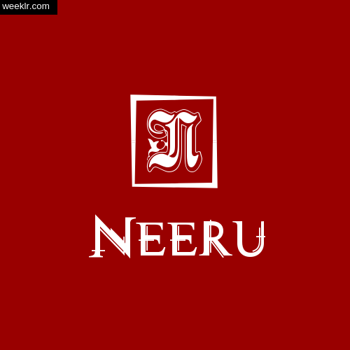-Neeru- Name Logo Photo Download Wallpaper