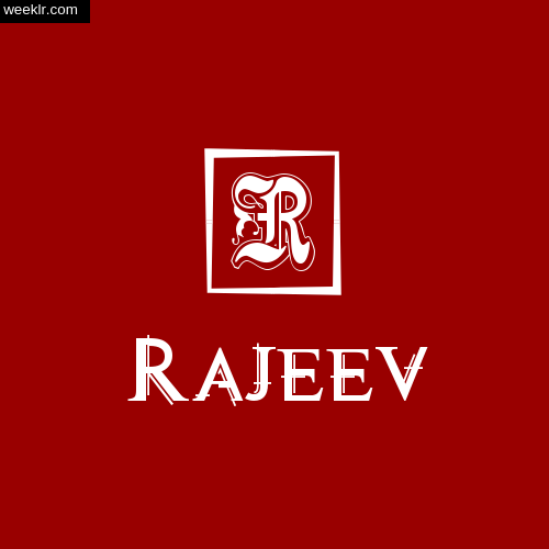 -Rajeev- Name Logo Photo Download Wallpaper