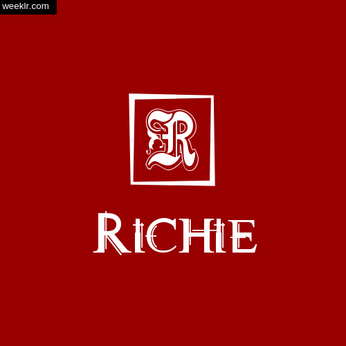 Richie Name Logo Photo Download Wallpaper