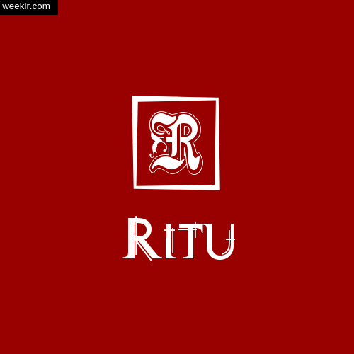 -Ritu- Name Logo Photo Download Wallpaper