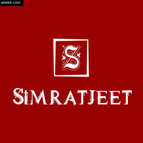 Simratjeet Name Logo Photo Download Wallpaper