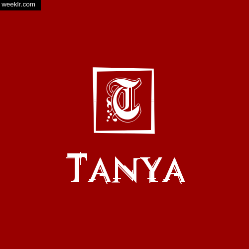 -Tanya- Name Logo Photo Download Wallpaper
