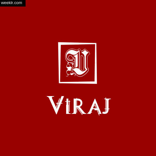 Viraj Name Logo Photo Download Wallpaper