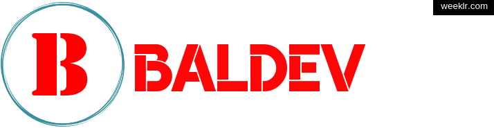 Write -Baldev- name on logo photo
