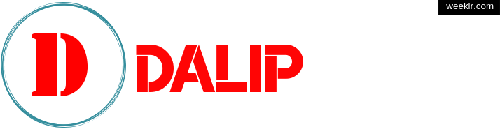 Write -Dalip- name on logo photo