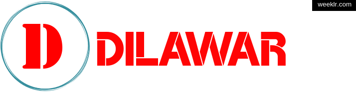 Write -Dilawar- name on logo photo