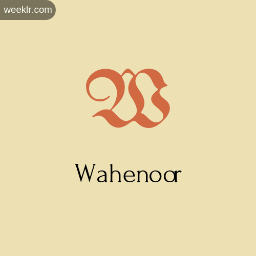 Download Free -Wahenoor- Logo Image