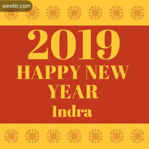 Indra 2019 Happy New Year image photo