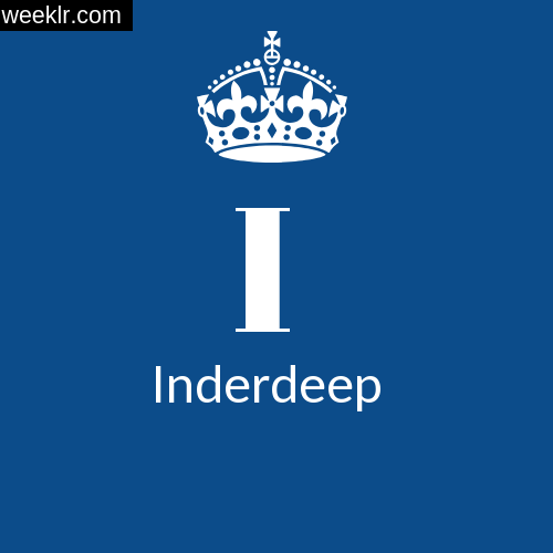 Make -Inderdeep- Name DP Logo Photo
