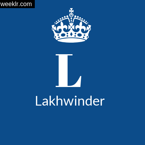 Make -Lakhwinder- Name DP Logo Photo