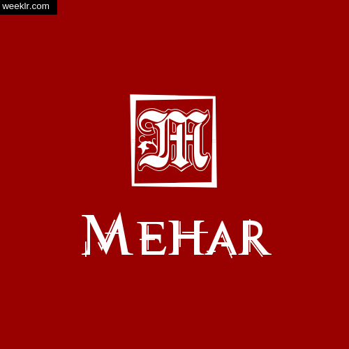 -Mehar- Name Logo Photo Download Wallpaper