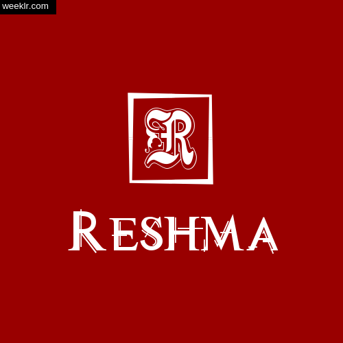 Reshma Name Logo Photo Download Wallpaper