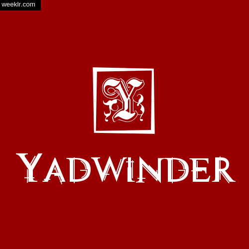 -Yadwinder- Name Logo Photo Download Wallpaper